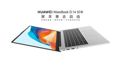 Huawei ha dotado este año al MateBook D 14 SE de una pantalla 16:10 y un procesador Intel Raptor Lake. (Fuente de la imagen: Huawei)