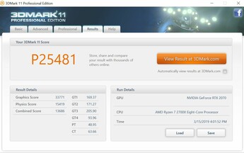 3DMark 11 (GPU +120 MHz, VRAM + 1.500 MHz)