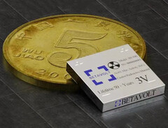 Un micro reactor nuclear más pequeño que una moneda. (Fuente de la imagen: Betavolt)
