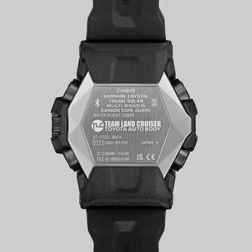 Fondo de la caja del G-Shock GWG-B1000TLC-1 (Fuente de la imagen: Casio)