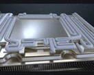 Gigabyte utiliza en varias de sus GPU un gel térmico apto para servidores que se aplica mediante un proceso totalmente automatizado. (Fuente de la imagen: canal de YouTube de AORUS)
