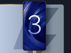 Muchos teléfonos Xiaomi de última generación están en la lista. En la imagen: Poco F7 Pro con el logotipo de HyperOS 3. (Fuente de la imagen: Xiaomi - editado)