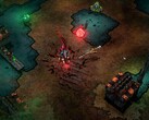 Una imagen que muestra una batalla contra los enemigos en Sworn.