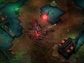 Una imagen que muestra una batalla contra los enemigos en Sworn.