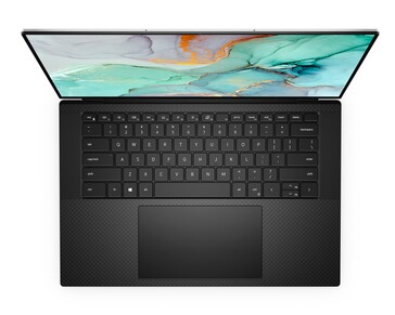 Dell XPS 15 9510 - Negro - Vista superior. (Fuente de la imagen: Dell)