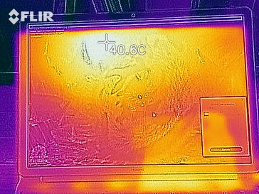 Imagen térmica bajo carga - parte superior