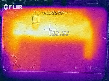 Desarrollo de calor en la parte inferior (carga)