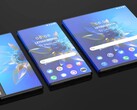Un render de "Huawei rollable". (Fuente: LetsGoDigital) 