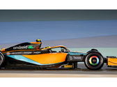 El nuevo coche de carreras de F1 con la marca Google. (Fuente: McLaren)