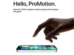 La pantalla ProMotion de 120Hz en el iPhone 13 Pro y el iPhone 13 Pro Max supuestamente no estará disponible en todos los iPhone 14 (Imagen: Apple)