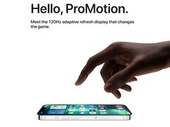 Al parecer, los desarrolladores no pueden ejecutar animaciones en sus aplicaciones de iOS a 120Hz en el iPhone 13 Pro y el iPhone 13 Pro Max (Imagen: Apple)