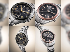 En la columna de la izquierda (en la imagen), el Citizen Attesa AT8244-57E, junto al Citizen CB0264-55E en la columna de la derecha. (Fuente de la imagen: @plus9time en Instagram - editado)