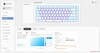 Retroiluminación de personalización Keychron K3 HE; por tecla rgb