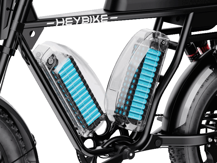 La Heybike Saturn ofrece la opción de doble pack de baterías