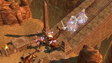 En la imagen: Una captura de pantalla del juego Titan Quest Edición Aniversario.