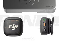El DJI Mic 3 será ligeramente más grande que el Mic Mini y considerablemente más pequeño que el Mic 2. (Fuente de la imagen: vía DroneXL &amp;amp; Jasper Ellens)