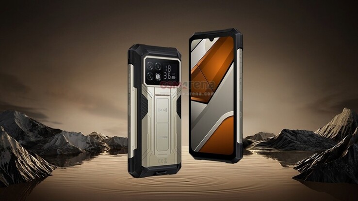 El "Doogee S200 Max" en dorado. (Fuente: GSMArena)