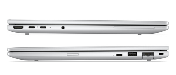 El EliteBook 8 G2a 14 con su conexión Ethernet RJ45 opcional.