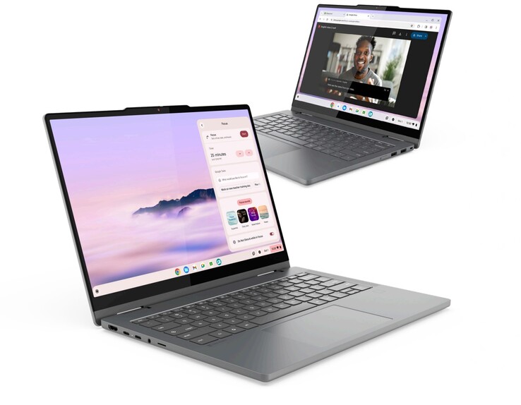 El 2 en 1 Lenovo Chromebook Plus puede equiparse con hasta un procesador Intel Core 7. (Fuente de la imagen: Lenovo)
