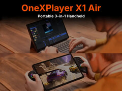 One-Netbook ofrece el OneXPlayer X1 Air en dos variantes de procesador. (Fuente de la imagen: One-Netbook)