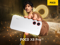 El Poco X8 Pro en una de sus dos opciones de color de lanzamiento. 