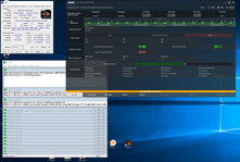 Consumo de energía de la prueba de esfuerzo a 4.2 GHz usando el disipador de calor Enermax Liqtech 240