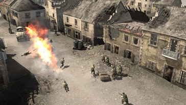 En la imagen: Una captura de pantalla de juego de Company of Heroes.