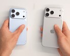 El iPhone 18 Pro de Apple (izquierda) y el iPhone 18 Pro Max (derecha) pesan 211 g y 249 g, respectivamente.