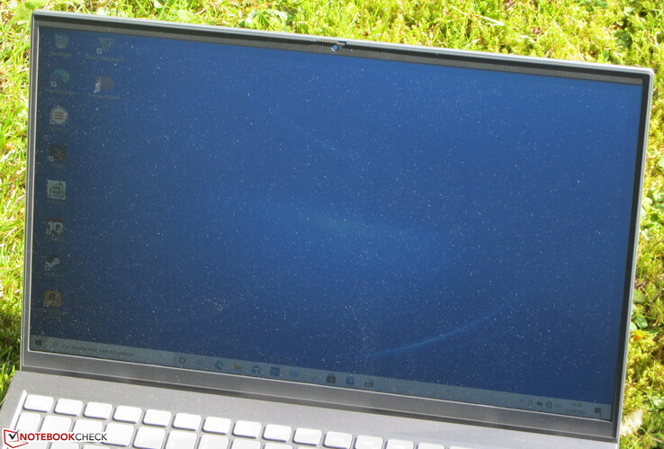 El Inspiron al aire libre.