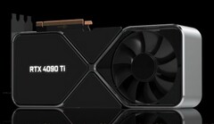 La RTX 4090 Ti Founders Edition podría ser tan grande como su predecesora, pero con un disipador más grueso para tener en cuenta un mayor TGP. (Fuente de la imagen: Moore&#039;s Law is Dead)