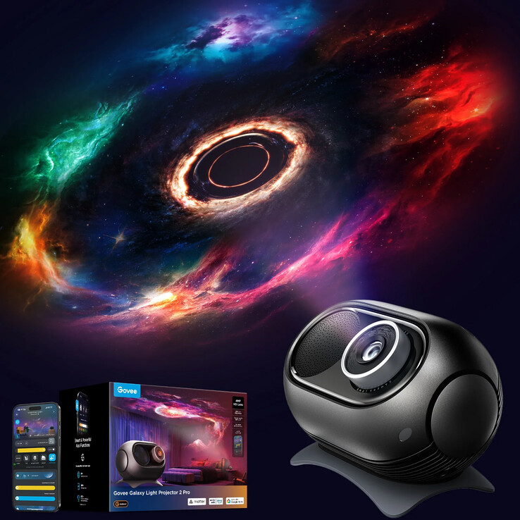 El proyector de luz Govee Galaxy Light Projector 2 Pro. (Fuente de la imagen: Govee)