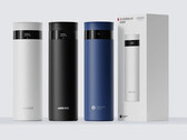 La botella de agua inteligente está disponible en tres colores. (Fuente de la imagen: Huawei)