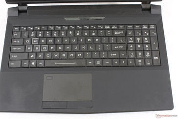 No hay cambios importantes en el teclado o el panel táctil de los portátiles Eurocom existentes