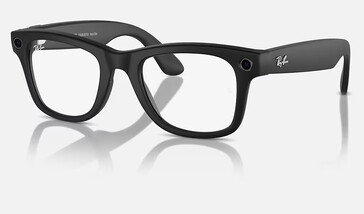 Ray-Ban Meta Wayfarer en negro con lentes transparentes (Imagen: Ray-Ban).