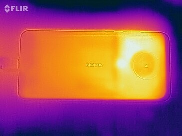 Mapa de calor de la parte posterior