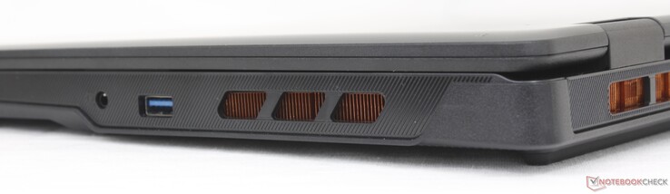 Derecha: auriculares de 3,5 mm, USB-A 3.2 Gen. 1