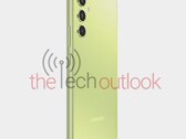 Se espera que el Galaxy A34 5G se parezca al Galaxy S23. (Fuente de la imagen: TheTechOutlook)