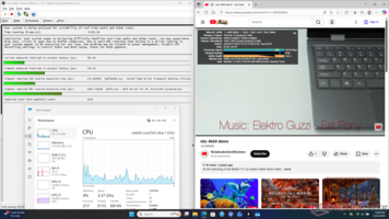 LatencyMon no muestra caídas de fotogramas al reproducir vídeo 4K60 ni problemas importantes de DPC