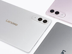 La Xiaoxin AI Tablet Pro GT tiene un diseño comparativamente delgado compensado por dos cámaras orientadas hacia atrás. (Fuente de la imagen: Lenovo)