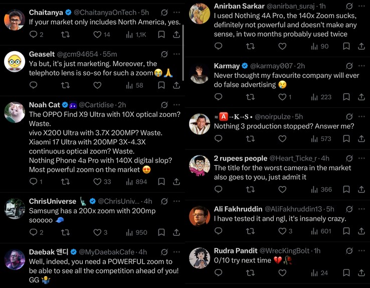La reacción violenta en las redes sociales se produjo poco después de la publicación de Nothing.