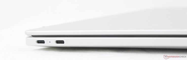 Izquierda: 2x USB-C con DisplayPort 1.4a + Power Delivery (10 Gbps)