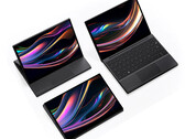 El One-Netbook 5 admite varias posturas, como la serie Surface Laptop Studio. (Fuente de la imagen: One-netbook vía Minixpc)