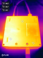 Peladn HA-4 durante la prueba de resistencia (parte inferior)