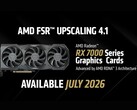 Una captura de pantalla del anuncio del FSR 4.1 INT8 de AMD para las GPU de la serie RX 7000