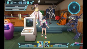 En la imagen: Una captura de pantalla de juego de Digimon World: Next Order.