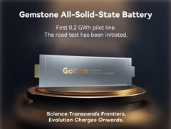 La batería de estado sólido Gemstone entra en producción de prueba con una capacidad de línea de 200 MWh. (Fuente de la imagen: Gotion)