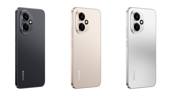 La Honor 400 está disponible en negro, dorado y plateado. (Fuente de la imagen: Honor)
