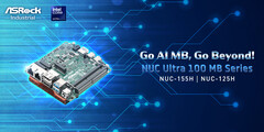 ASRock estrena la serie de placas base NUC Ultra 100 (Fuente de la imagen: ASRock)