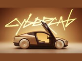 Una captura de pantalla de un vídeo promocional del Tesla CyberCab en la que se aprecia una vista lateral del vehículo