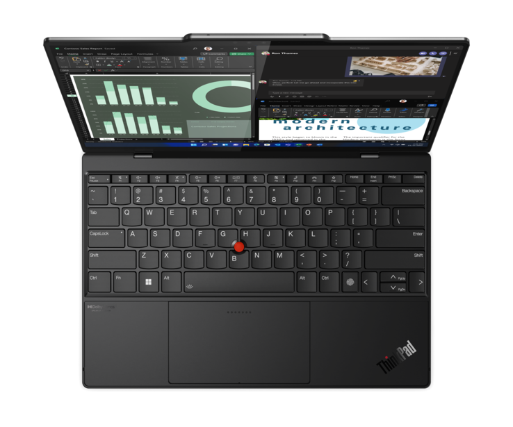 Lenovo ThinkPad Z13 G1: zona del teclado